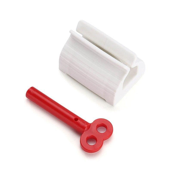 Lisslune | Automatic Toothpaste Dispenser and Toothbrush Holder - Wall-mounted Bathroom Organizer
