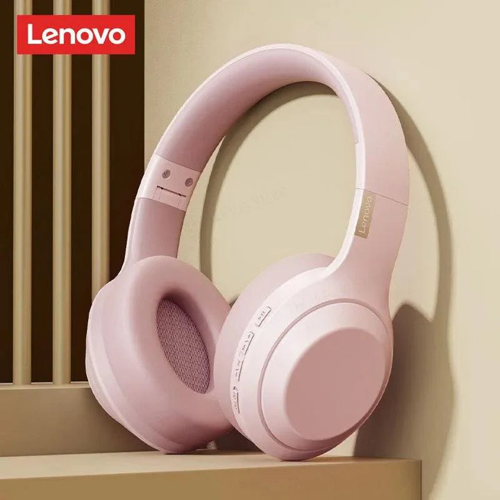 Lisslune | Lenovo TH10 Wireless ANC Stereo Headphones with Powerful Bass and Sweat-Resistant Design