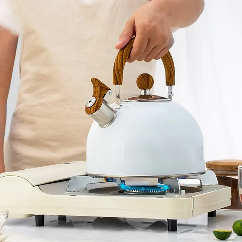 Lisslune | 1 piece 2.5/3 l liter kettle made of stainless steel, thickened kettle, gas induction stove, universal kettle, kettle