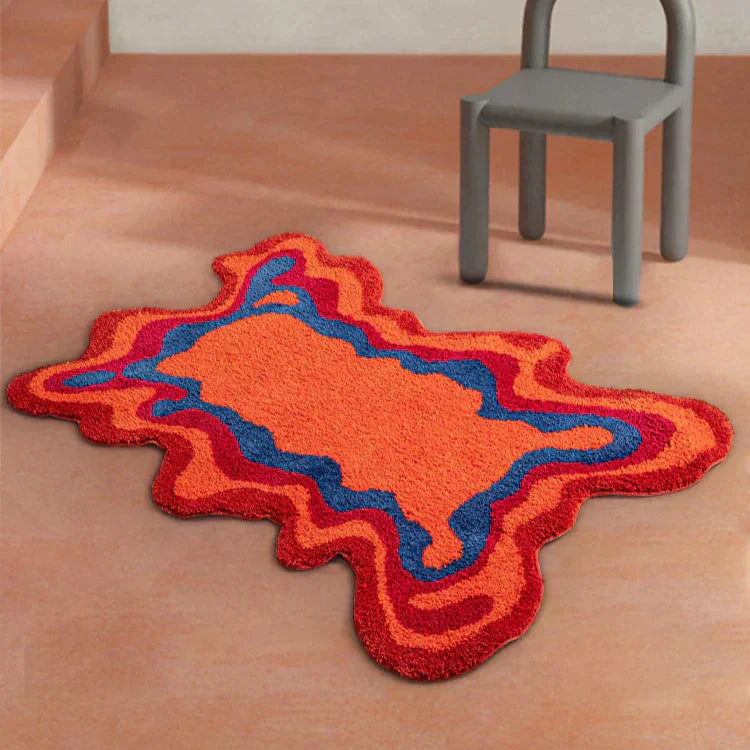 Lisslune | GrooveNest Woven Retro Carpet