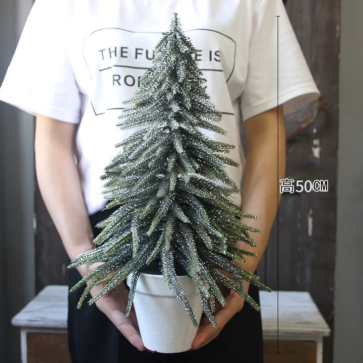 Rynx | Mini PE Christmas tree decoration Pine Topping Table Christmas tree Christmas home Party Wedding decoration New Year's gift