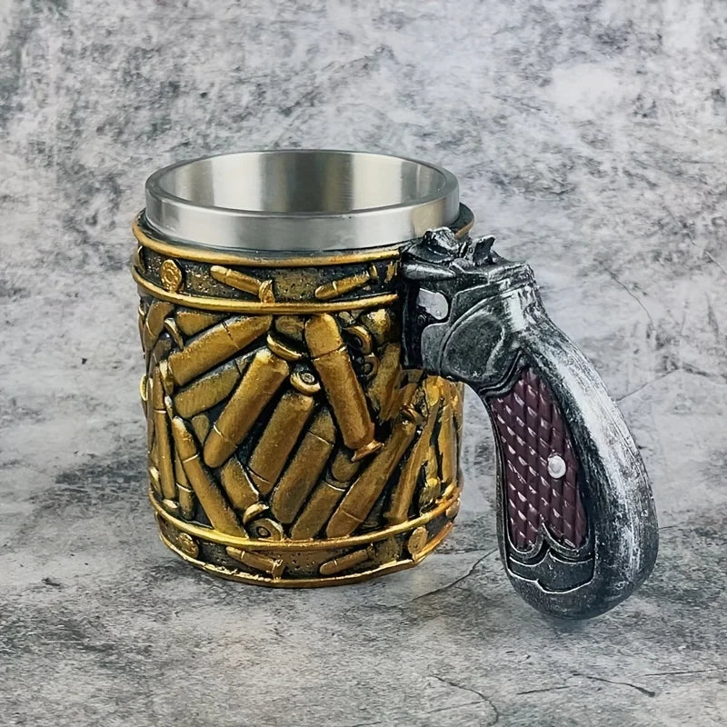 Lisslune | Gun Handle Bullet Design Mug