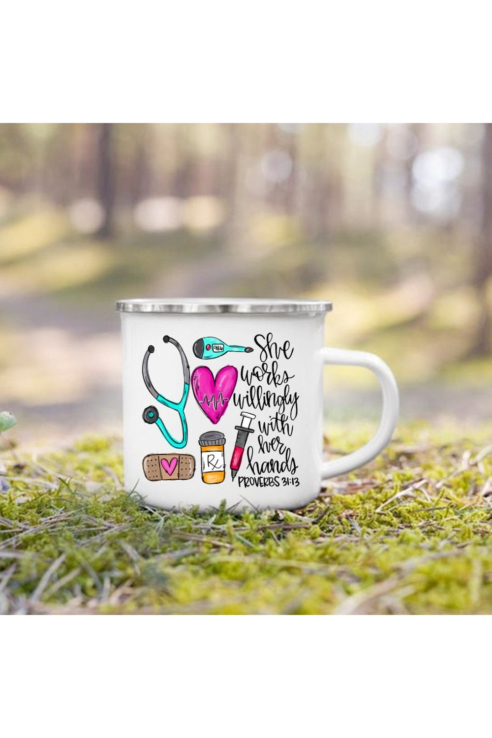 Lisslune | Life Themes Enamel Mug