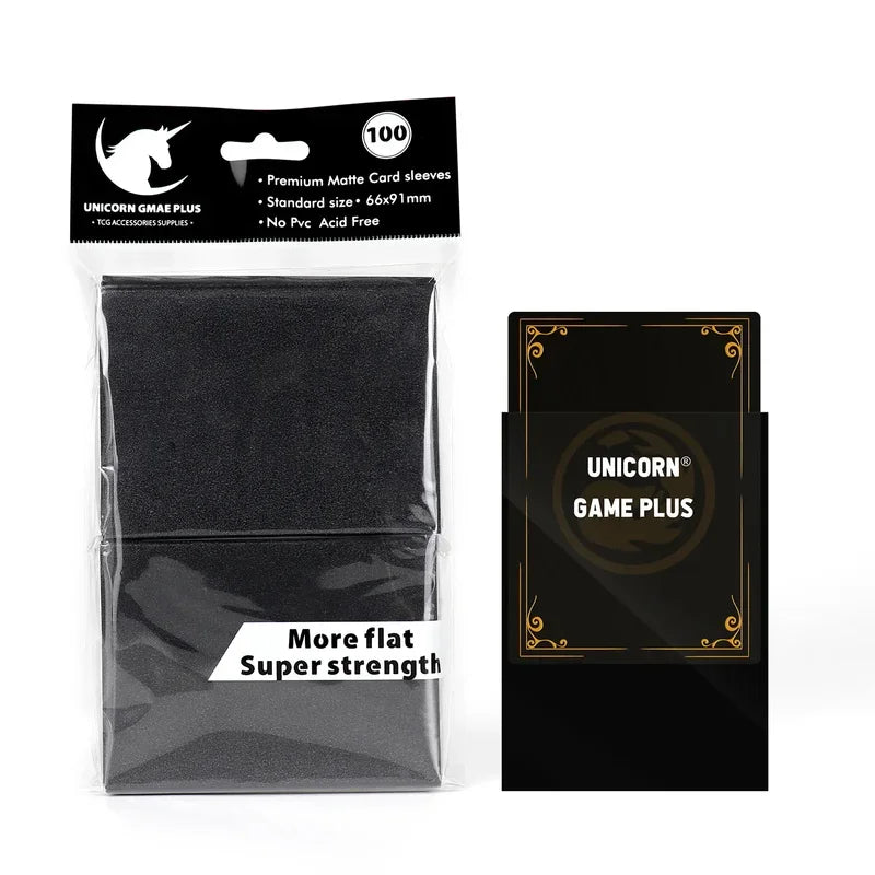 Rynx | 100 Pieces/Set Matte Standard Size Card Sleeves TCG Trading Cards Protection for Tarot Shield Board Games Magic Sleeves 66x91mm