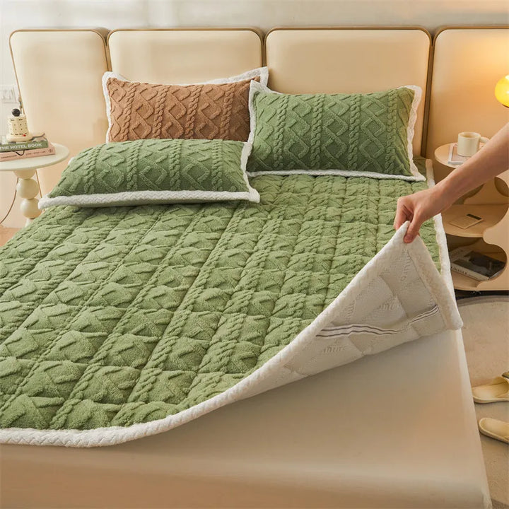 Lisslune | Thick Warm Winter Blanket Mattress Pad