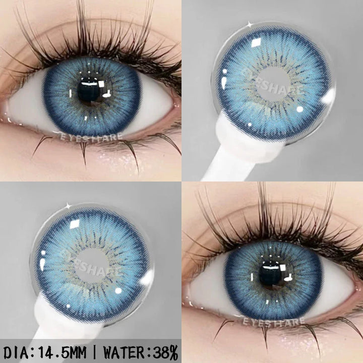 Rynx | 1 pair natural color contact lenses for eyes blue eye colors brown lens gray eye lenses annual green eye contact lens