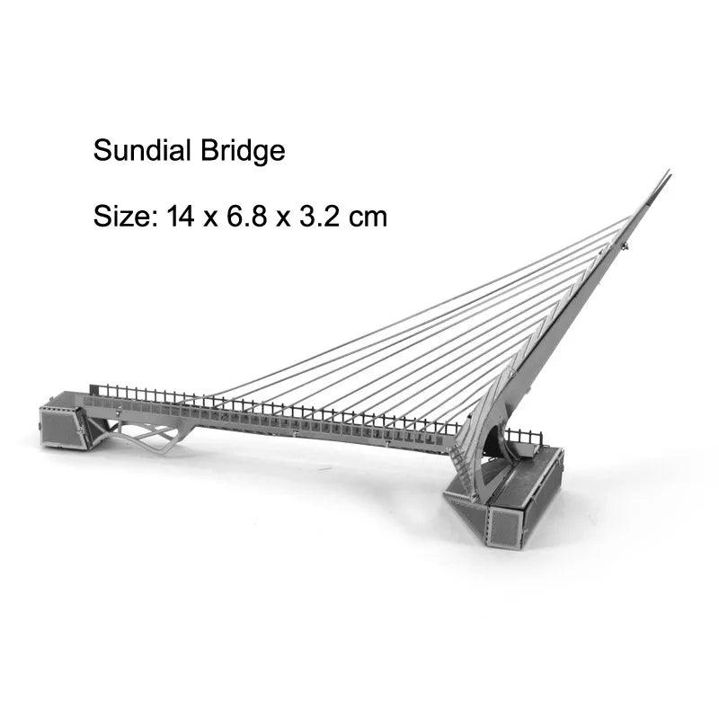 Lisslune | Global Landmark 3D Metal Puzzle Set: Construct and Explore Iconic Structures