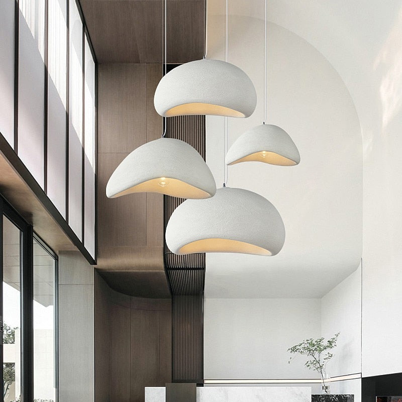 Lisslune | Japanese Wabi-Sabi Modern Minimalist Dining Room Chandelier Living Room & Bedroom Bar Hanging Decoration Lamp