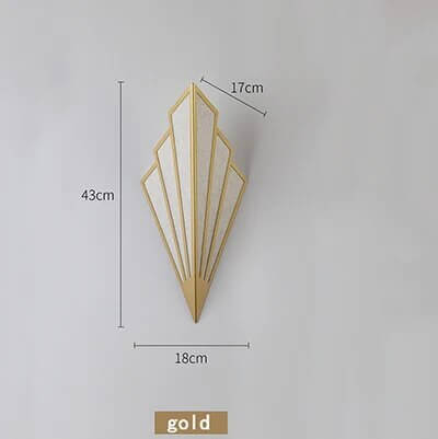 Lisslune | Fan-shaped Art Deco Wall Light