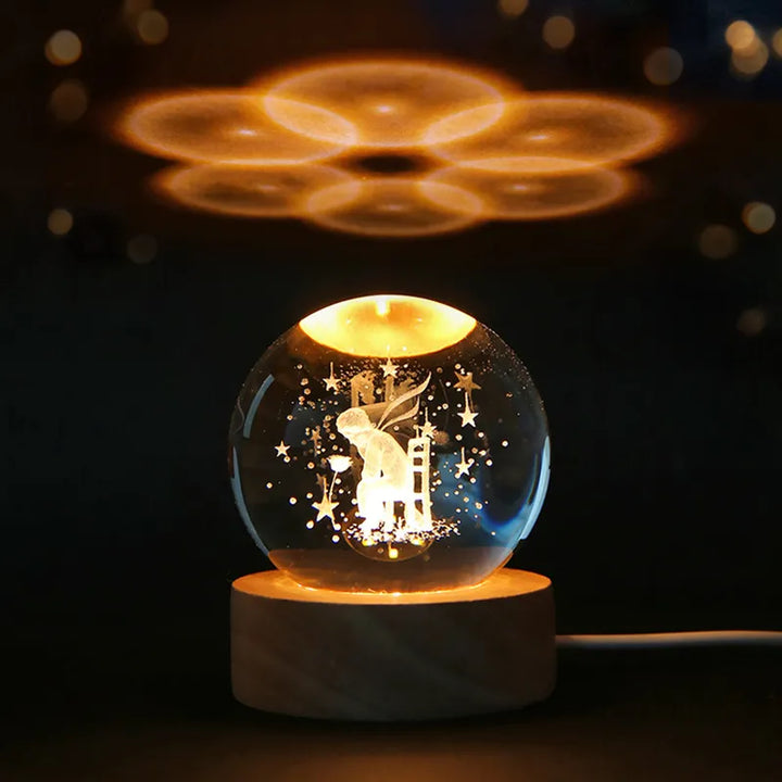 Lisslune | Glowing 3D Crystal Night Lights – Unique Gifts for All Occasions