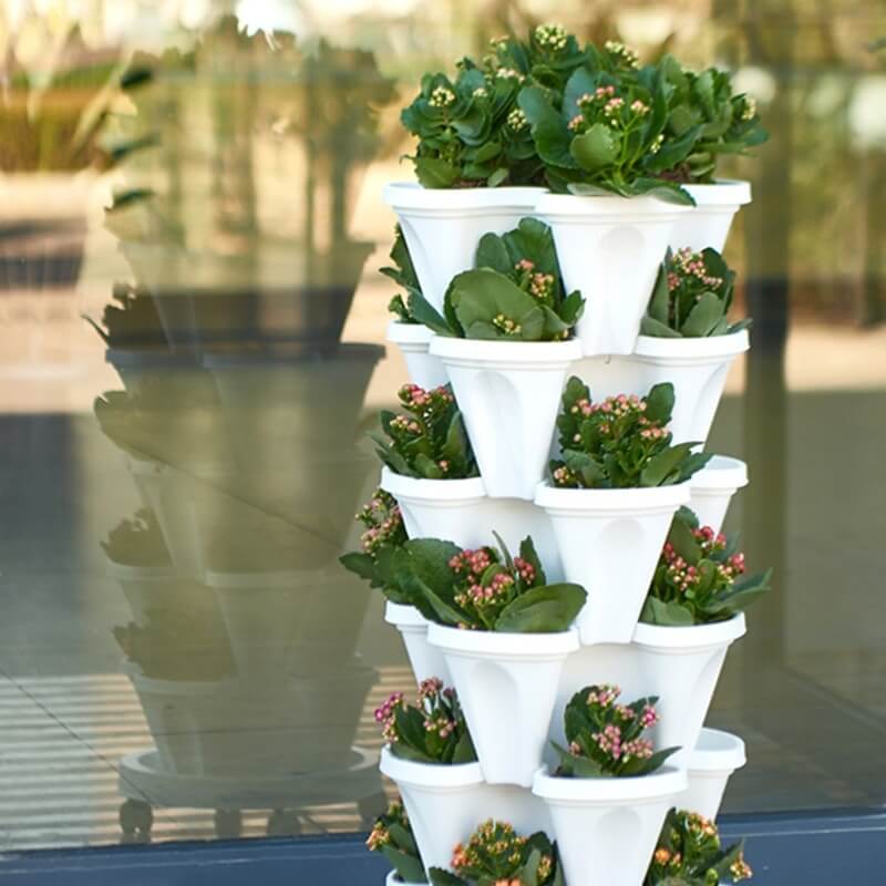 Lisslune | GardenTower FourSeasons – Stackable Plant Pots with Smart Watering System