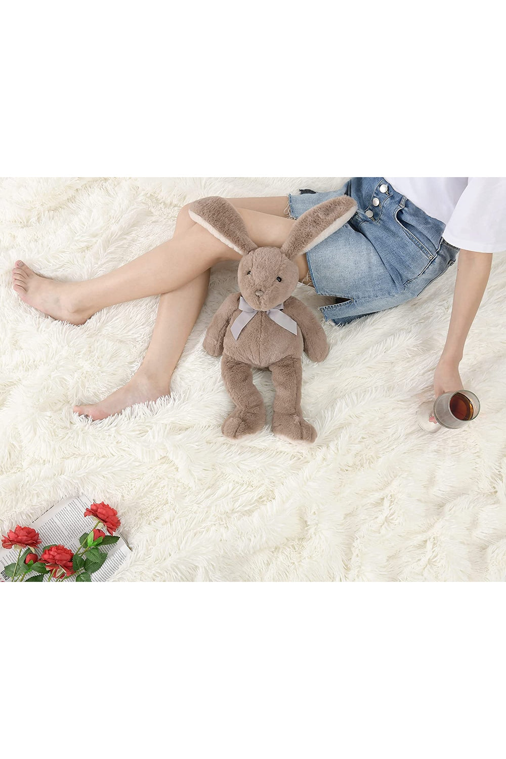 Lisslune | Synthetic fur sofa blanket