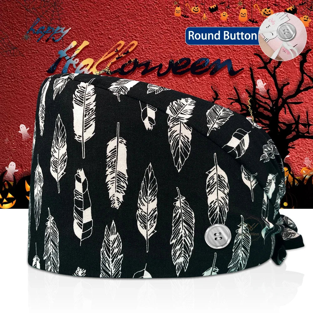 Lisslune | Surgical Skull Print Apron with Adjustable Design and Button