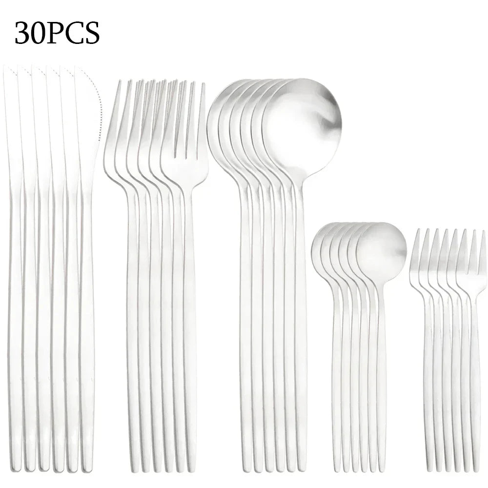 Lisslune | RefinedTable | 30-piece cutlery set
