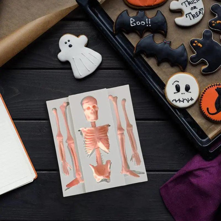 Lisslune | Creepy Creative Skeleton Silicone Mold for Baking and Crafting Adventures