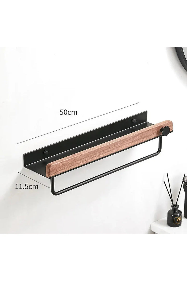 Lisslune | Wood Accent Wall Shelf