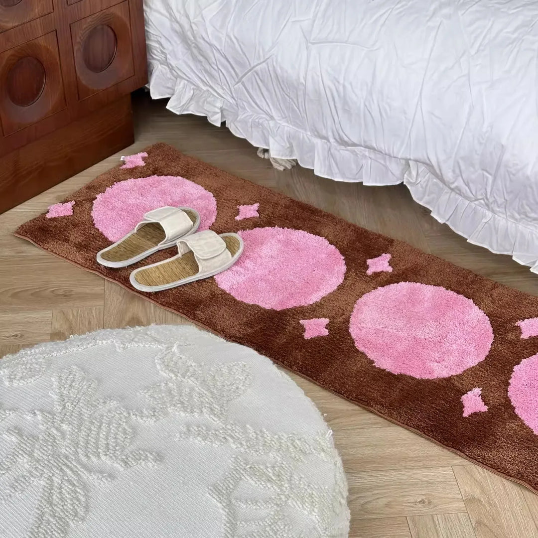 Rynx | Long Tufting Moon Star Bedroom Carpet Soft Geometric Mat Hallway Bedside Rug Kids Foot Pad Aesthetic Living Room Decor