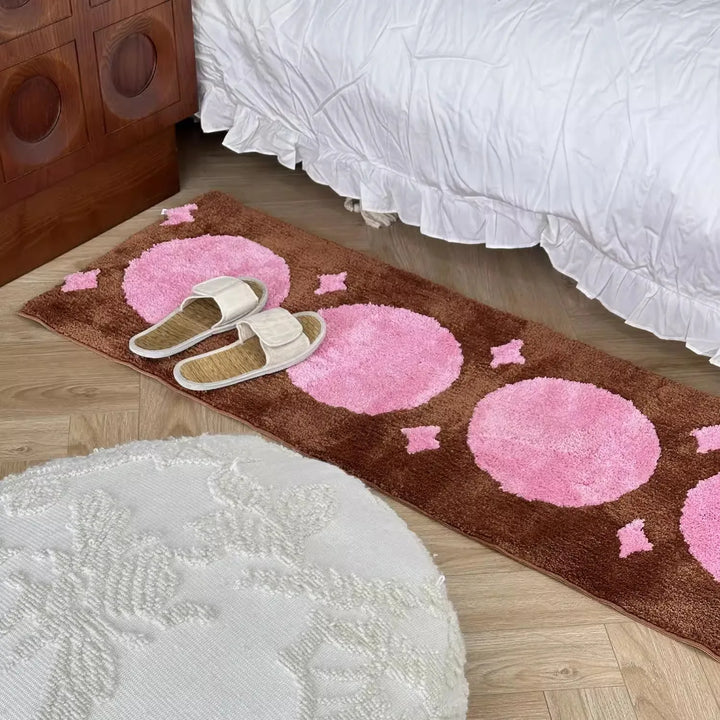 Rynx | Long Tufting Moon Star Bedroom Carpet Soft Geometric Mat Hallway Bedside Rug Kids Foot Pad Aesthetic Living Room Decor