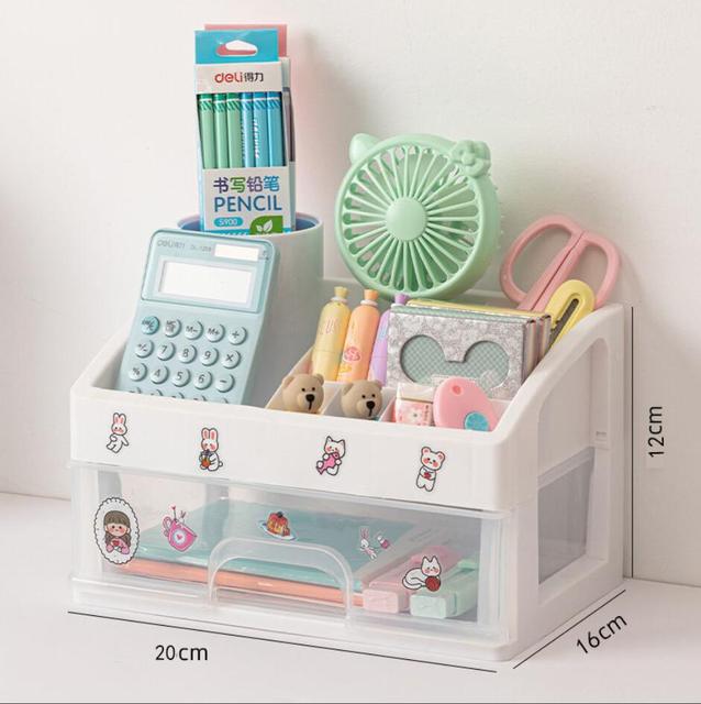 Lisslune | Tidy Tower Desk Organizer Storage Box