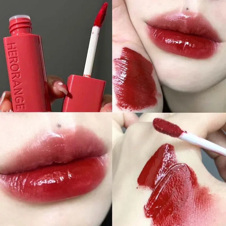 Rynx | Mirror Lip Gloss Lip Glass Transparent Long-lasting Moisturizing Waterproof Liquid Lipsticks Sexy Red Lips Cosmetics 6 Colors