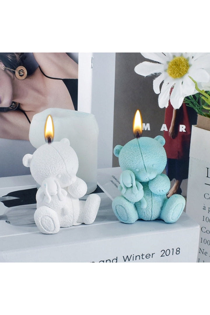 Lisslune | Bear-shaped candle mold