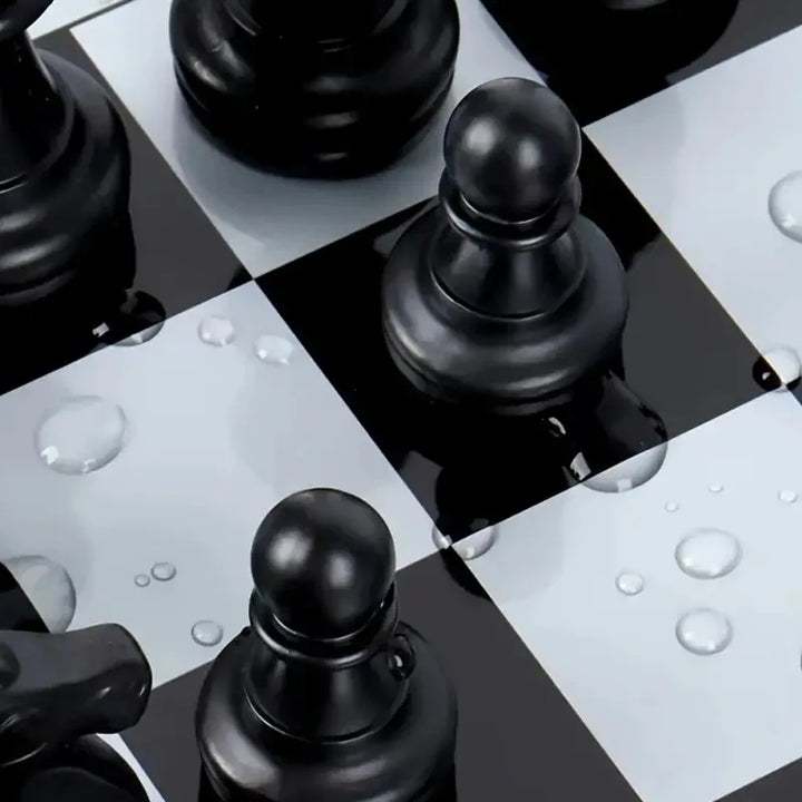 Rynx | 1pc Foldable Magnetic International Chess Set with Plastic Chessboard Board Game, Ideal for Family Games and Gatherings