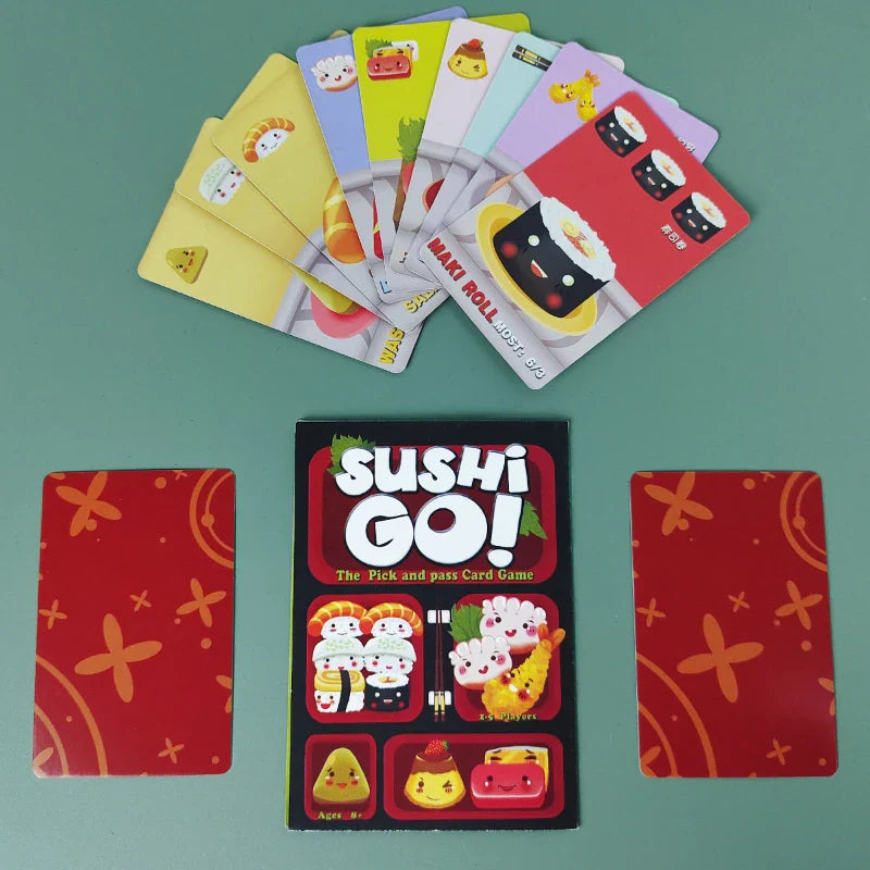 Rynx | Sushi Go Family Gathering Game Card, Fun Card Game, Party Board Games Interactive Game, Creative Small Gift, Holiday Accessory