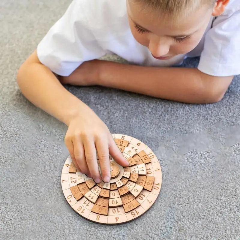 Lisslune | Interactive 3D Wooden Number Challenge: A Fun Educational Puzzle Game