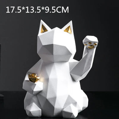 Lisslune | Nordic Style Geometric Lucky Cat