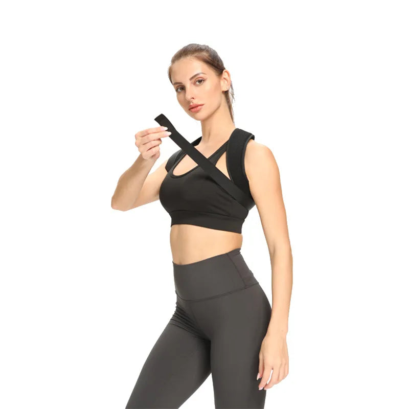 Rynx | 1pc Posture Corrector Unisex Adjustable For Clavicle Support Pain Relief Neck Back Shoulder Reshape Your Body