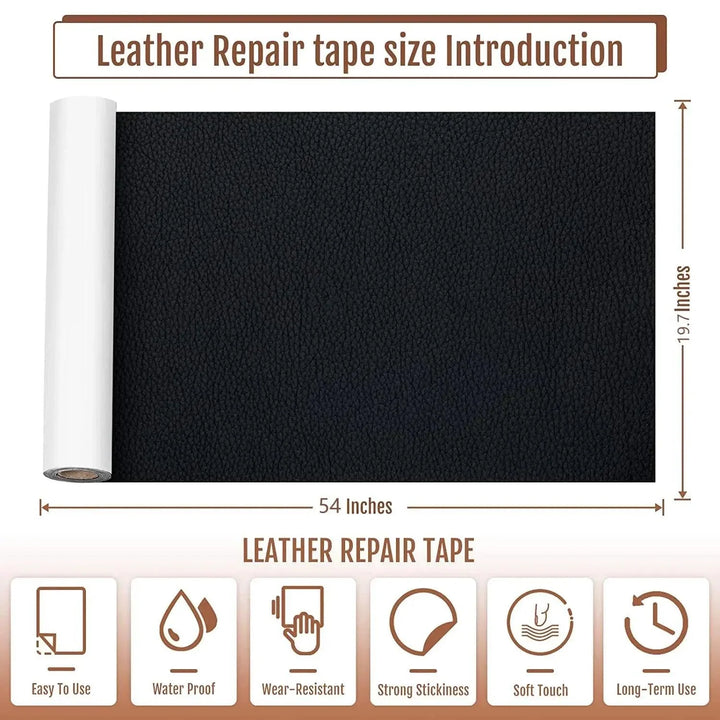 Lisslune | Leather Restoration Sticker - Effortless Upgrade for Furniture and Accessories