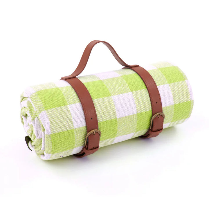 Lisslune | NovaPlaid | Waterproof Foldable Picnic Blanket with Carry Strap