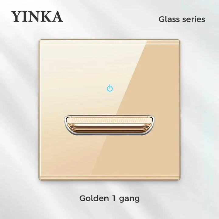 Lisslune | Elegant LED Crystal Glass Light Switch Panel - Versatile Multi-Control System