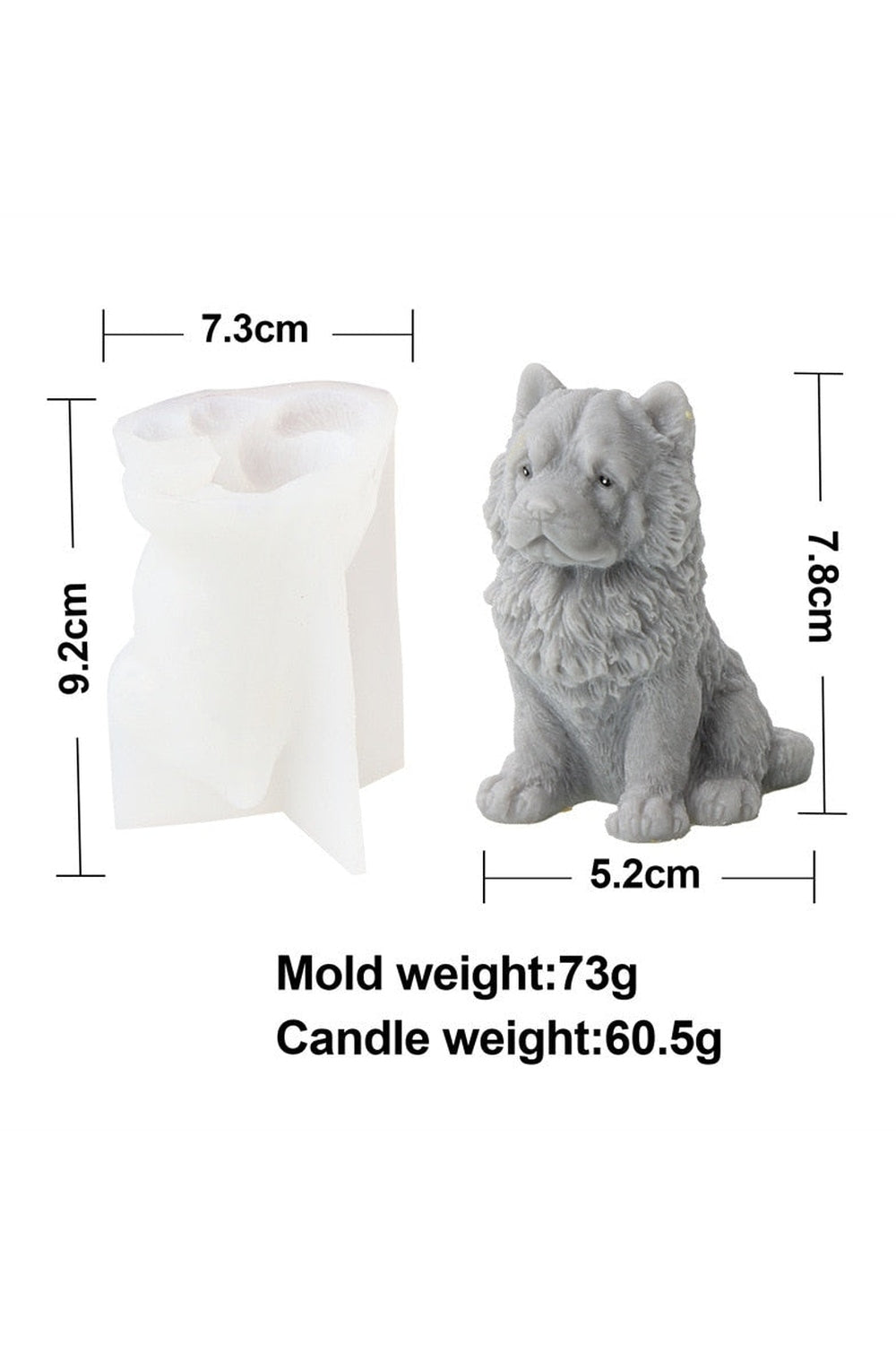 Lisslune | Cartoon Candle Shape