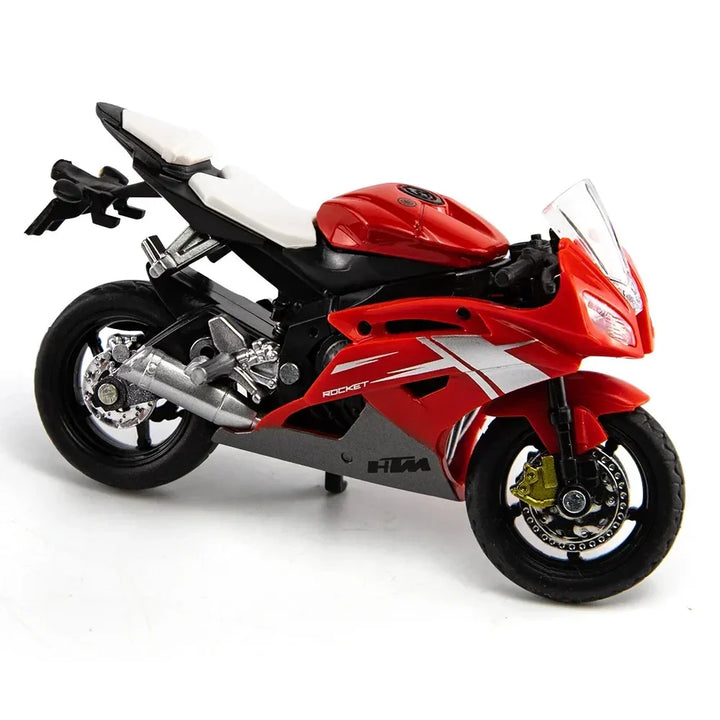 Lisslune | 1:18 Scale Yamaha R6 Alloy Roller Sportbike Figures Diecasts Kids Toy Motorcycle Racing Model Models Collector's Gift for Boys