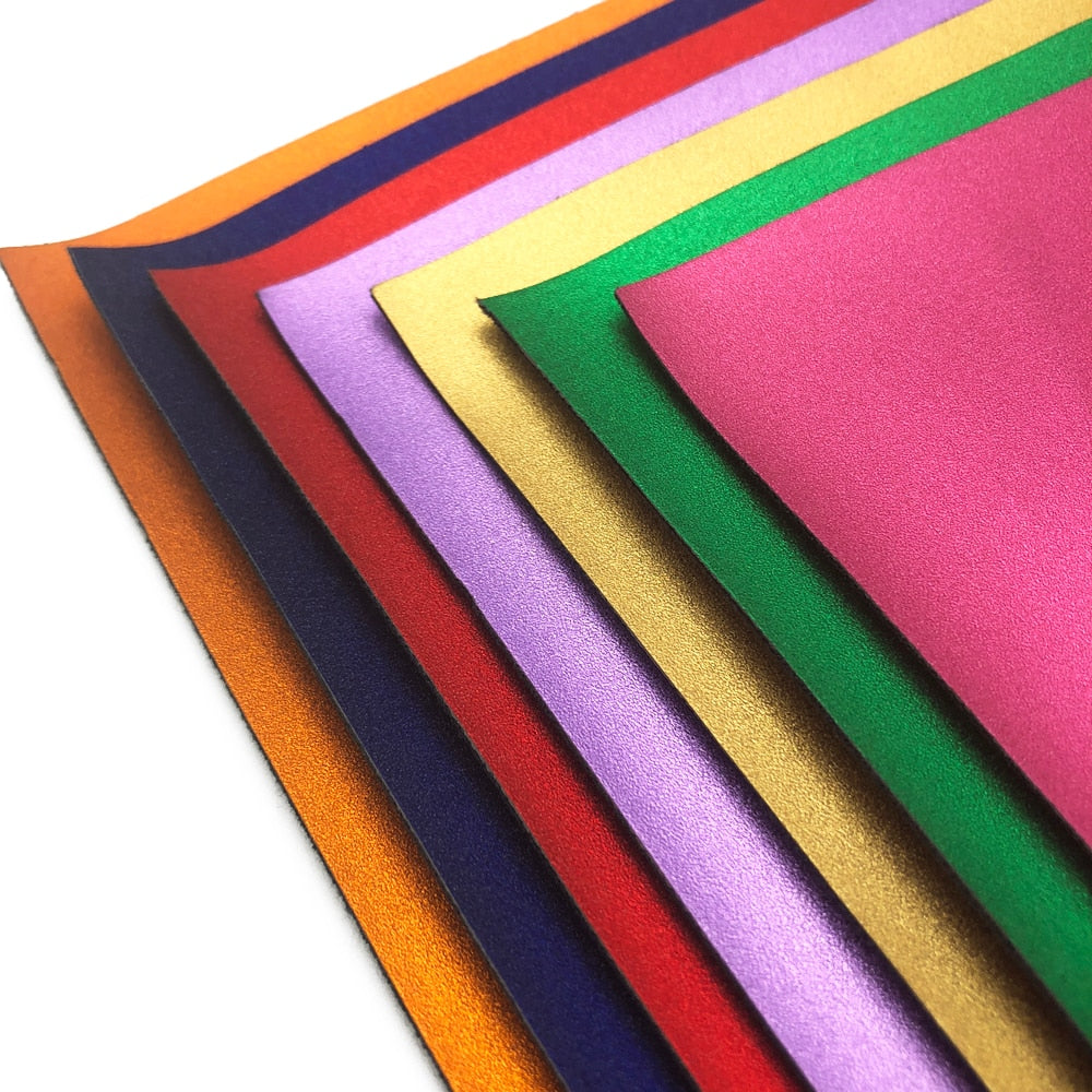 Lisslune | Shimmering Metallic Synthetic Leather Craft Deluxe Set - Premium Essentials