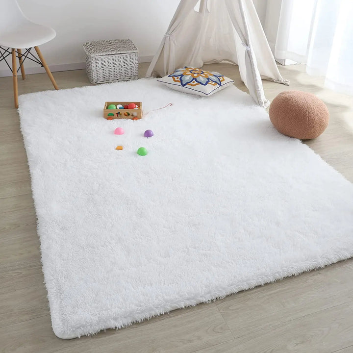 Lisslune | Fluffy Ultra Soft Non-Slip Rug with Memory Foam Cushion