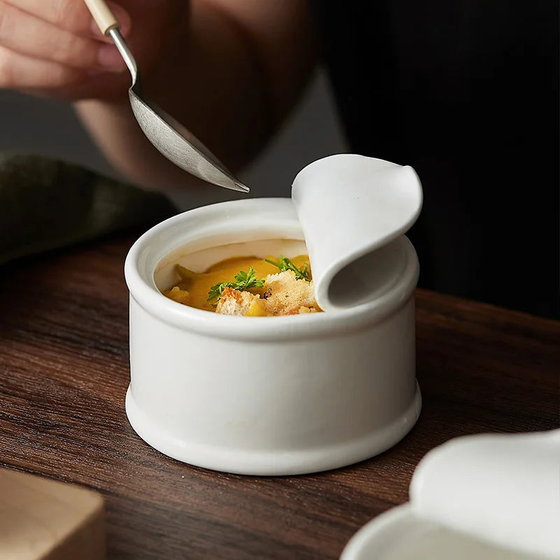 Lisslune | Contemporary French Onion Soup Bowl – Premium Ceramic Soup & Stew Bowl
