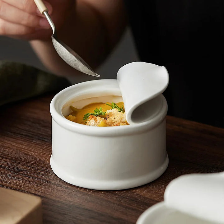 Lisslune | Contemporary French Onion Soup Bowl – Premium Ceramic Soup & Stew Bowl
