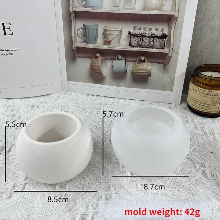 Lisslune | Creative Circular Silicone Mould Kit for Home and Garden Projects