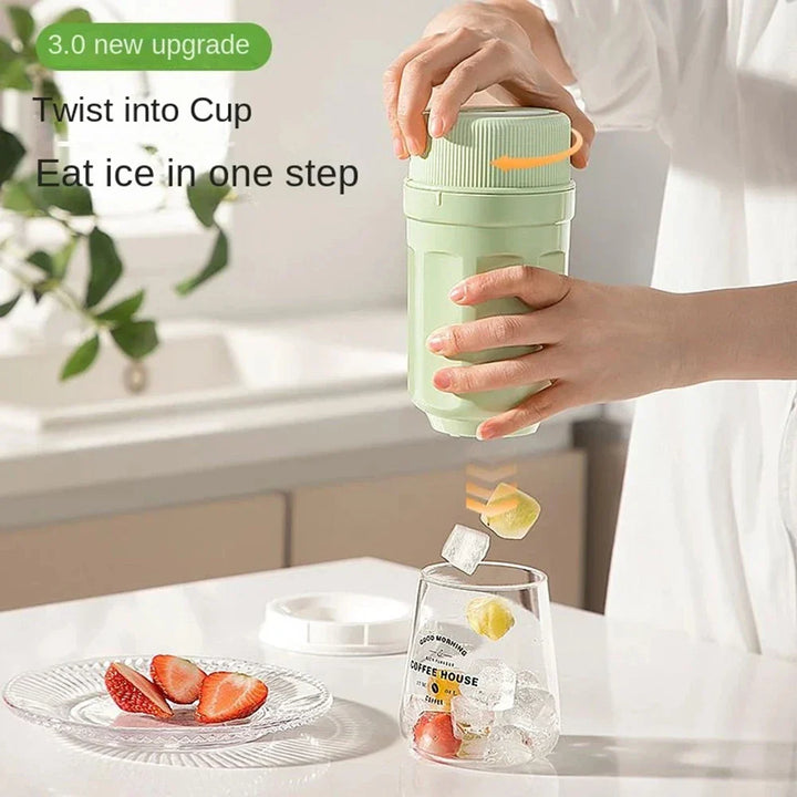 Lisslune | Automatic Spiral Release Easy-Release Ice Cube Maker