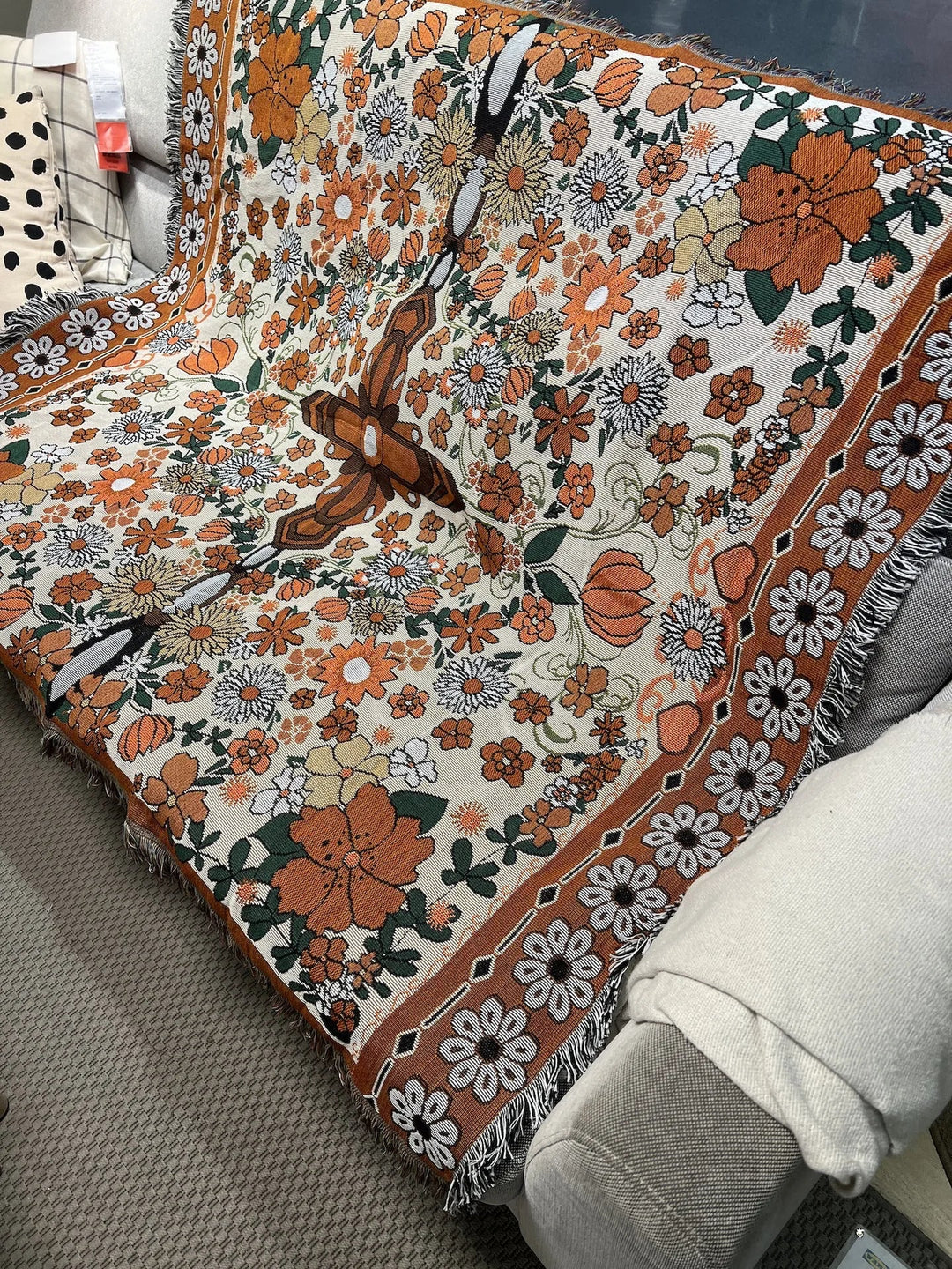 Lisslune | Floral Wall Tapestry Blanket