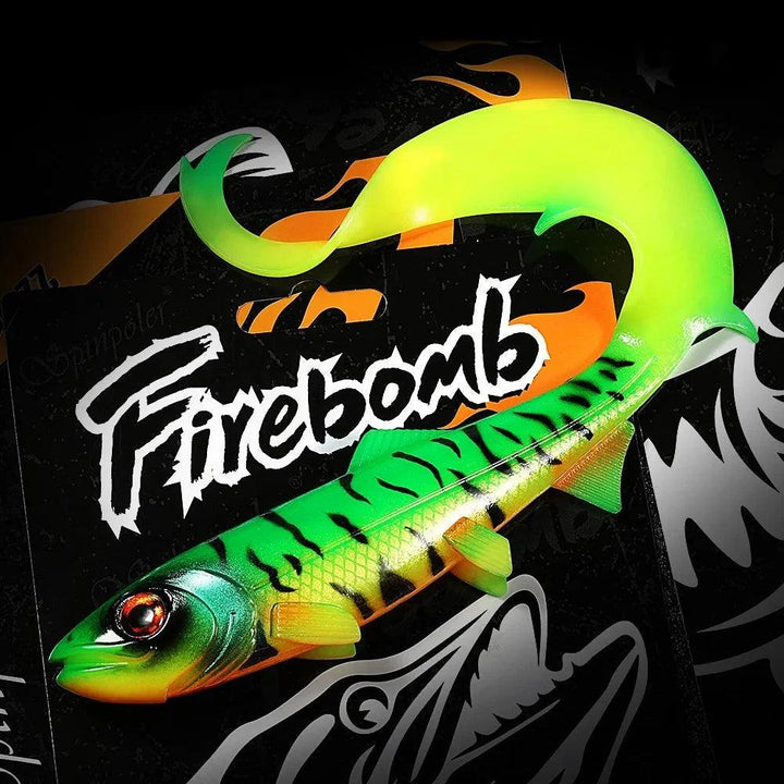 Lisslune | Eel-Inspired Trophy Pike Firebomb Swimbait - Premium Fishing Lure