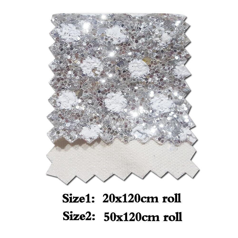 Lisslune | Sparkling Dreams: Chunky Dot Vinyl Fabric Roll for Creative Crafters