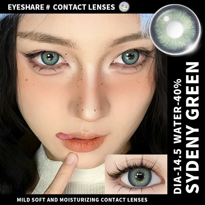 Rynx | Naturally colored contact lenses for the eyes 1 pair brown pupil contact lenses Fashion blue lenses annually cosmetic gray contact lenses