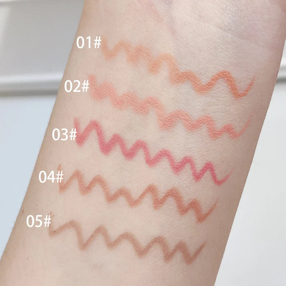 Rynx | Smooth Matte Lipstick Stick Long-Lasting Non-Fading Waterproof Non-Sticky Cup Contouring Lip Contouring Nude Lipstick Makeup