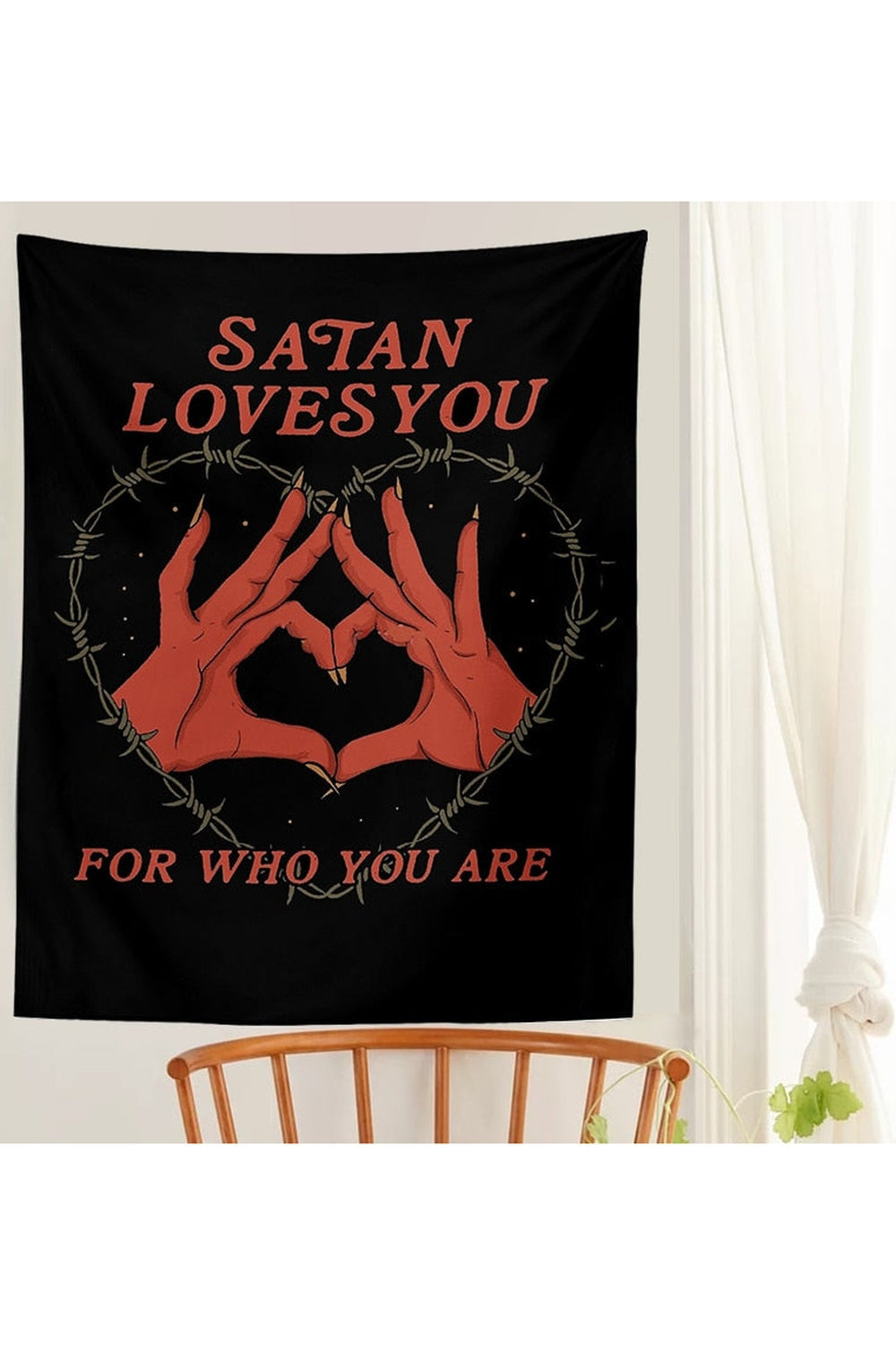 Lisslune | loves you angular tapestry