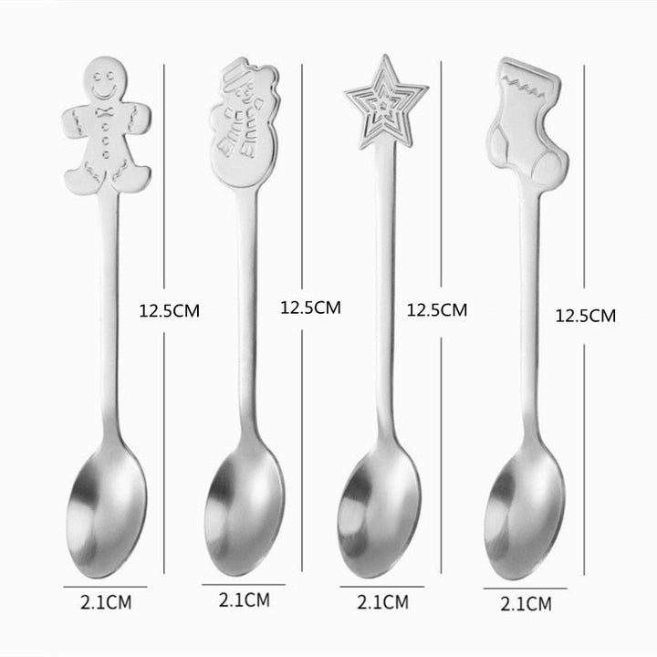 Lisslune | 4Pcs Christmas Best Wishes Tableware Set