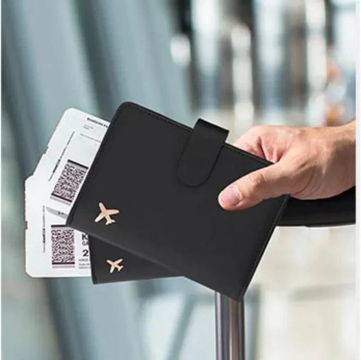 Lisslune | Stylish RFID-blocking passport holder with card organizer for travelers