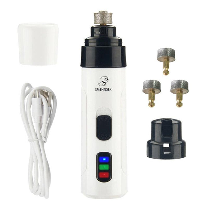Lisslune | Whisper-quiet rechargeable dog nail grinder: Ultimate precision tool for stress-free grooming